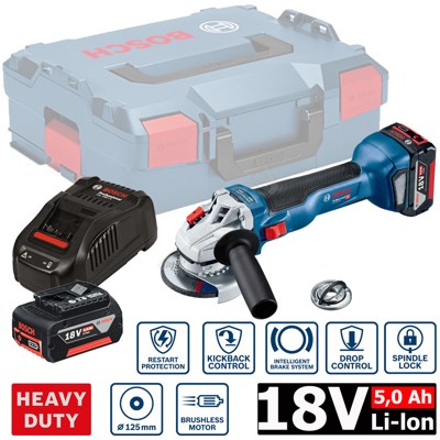 Bosch GWS 18V-10 0.601.9J4.004, .  18 , 2  5 /+, l-boxx