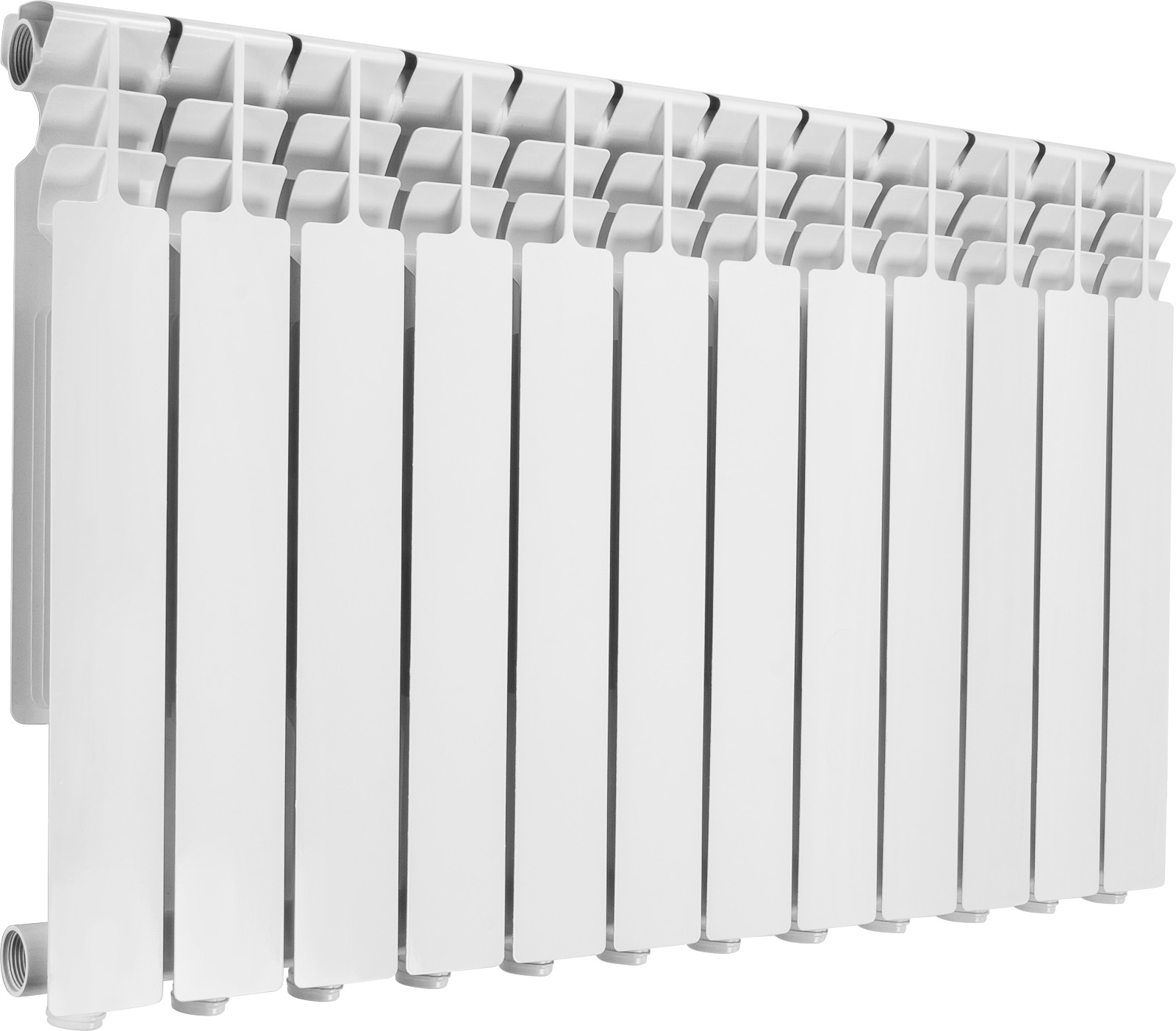 Радиатор алюминиевый 500/96, 12 секций, серия Лида, AV Engineering - фото1