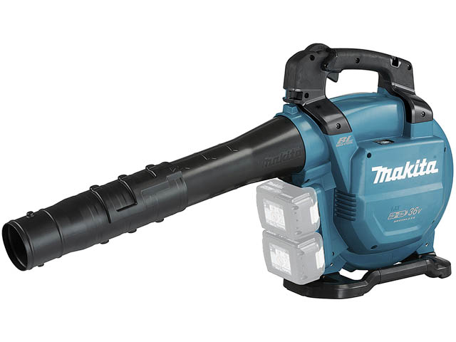 Makita DUB363ZV, Воздуходув-пылесос аккумуляторный LXT BL 2х18В, 13,4 м?/мин, 65 м/с, мешок для мусора 50л, XPT