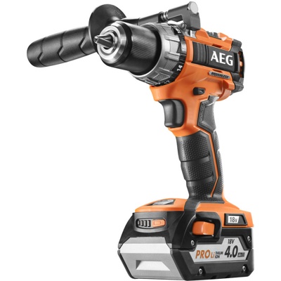 AEG BS18C2BLLI-402C, Дрель-шуруповёрт аккумуляторная, 18В/4,0 Ач Li-ion, кейс, набор оснастки, арт 31487 - фото2