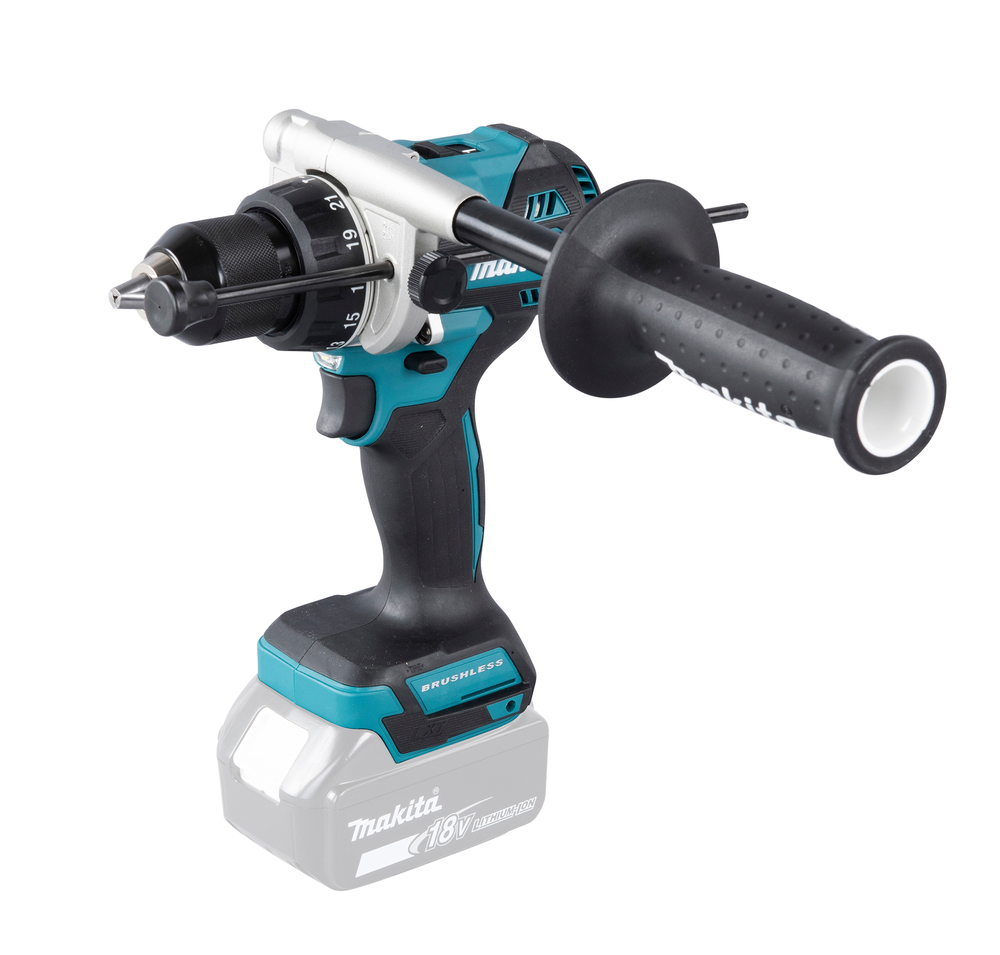 Makita DHP486Z, Шуруповерт ударный DHP486Z аккумуляторный  (18V / без АКБ и ЗУ / 130 Nm / BL / Коробка), MAKITA