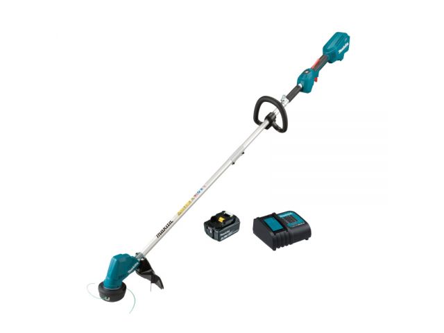 Триммер аккум. Makita DUR192LSF в кор. (18.0 В, 1 акк., 3.0 А/ч, Li-Ion, 30 см, с головкой, зарядное DC18SD)