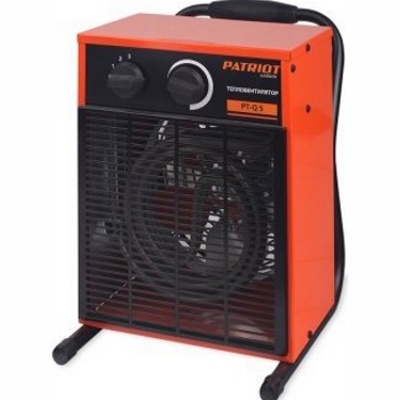 Patriot PT-Q 5, Электрокалорифер (тепловая пушка), 420 м3/час, 3-4,5 кВт - фото1 Patriot PT-Q 5, Электрокалорифер (тепловая пушка), 420 м3/час, 3-4,5 кВт - фото1