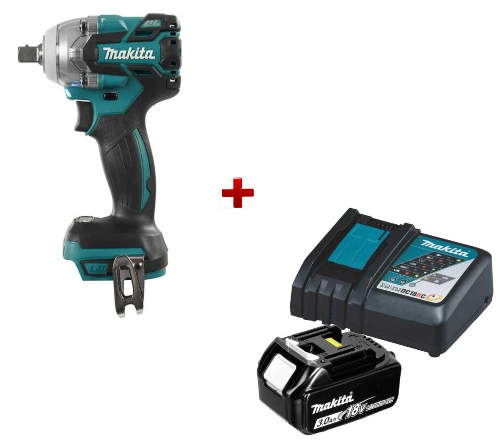 Аккум. ударный гайковерт MAKITA DTW285Z в кор. И АКБ BL1830 и ЗУ DC18RC (MAKITA DTW 285 Z)