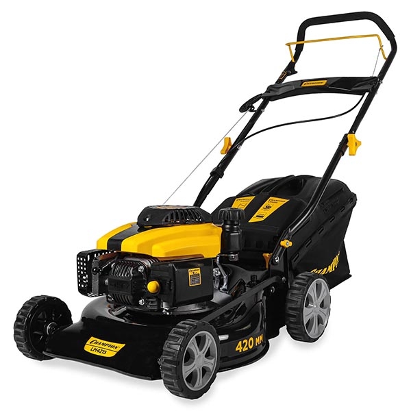Champion LM4215, Газонокосилка бензиновая, 1,5 кВт2,0 лс, 40л., ширина 420мм, высоты 25-70мм, 22 кг - фото1 Champion LM4215, Газонокосилка бензиновая, 1,5 кВт2,0 лс, 40л., ширина 420мм, высоты 25-70мм, 22 кг - фото1
