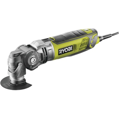 RYOBI RMT300-SA KIT1, Многофункциональный инструмент, 300 Вт, 10000-22000 дв/мин, угол осц 3 град., 1,41 кг, сумка, оснастка - фото2 RYOBI RMT300-SA KIT1, Многофункциональный инструмент, 300 Вт, 10000-22000 дв/мин, угол осц 3 град., 1,41 кг, сумка, оснастка - фото2