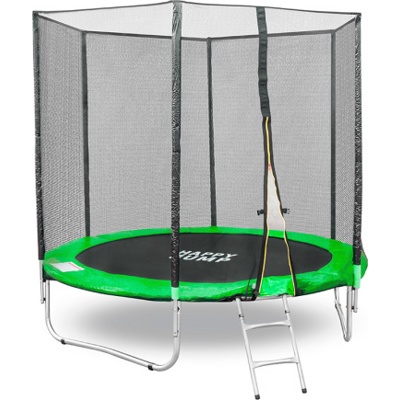 Happy Jump 8ft PRO, Батут с внешней сеткой и лестницей, 252 см - фото1 Happy Jump 8ft PRO, Батут с внешней сеткой и лестницей, 252 см - фото1